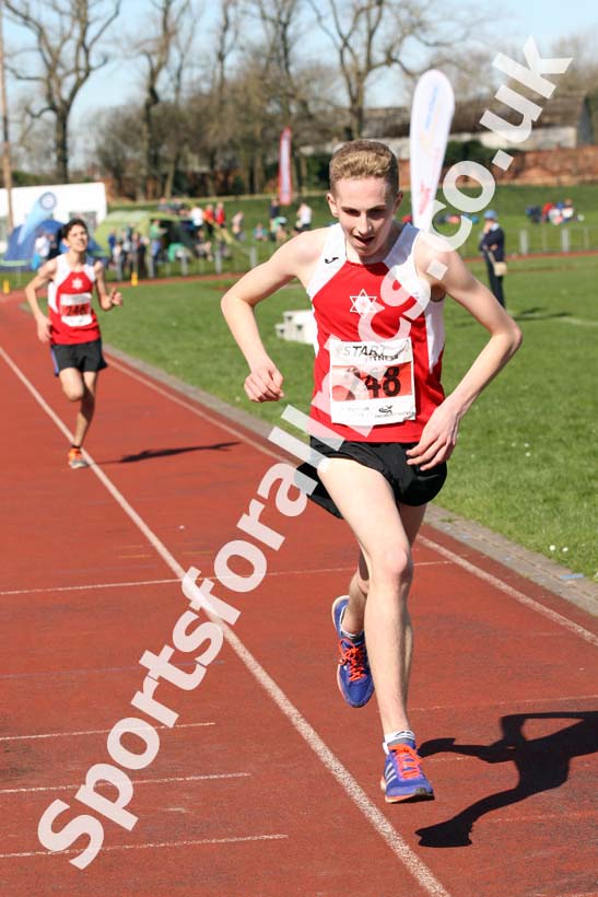 Boys Under-15s 5k Road Race, Stanley Park, Blackpool. Photo: David T. Hewitson/Sports for All Pics